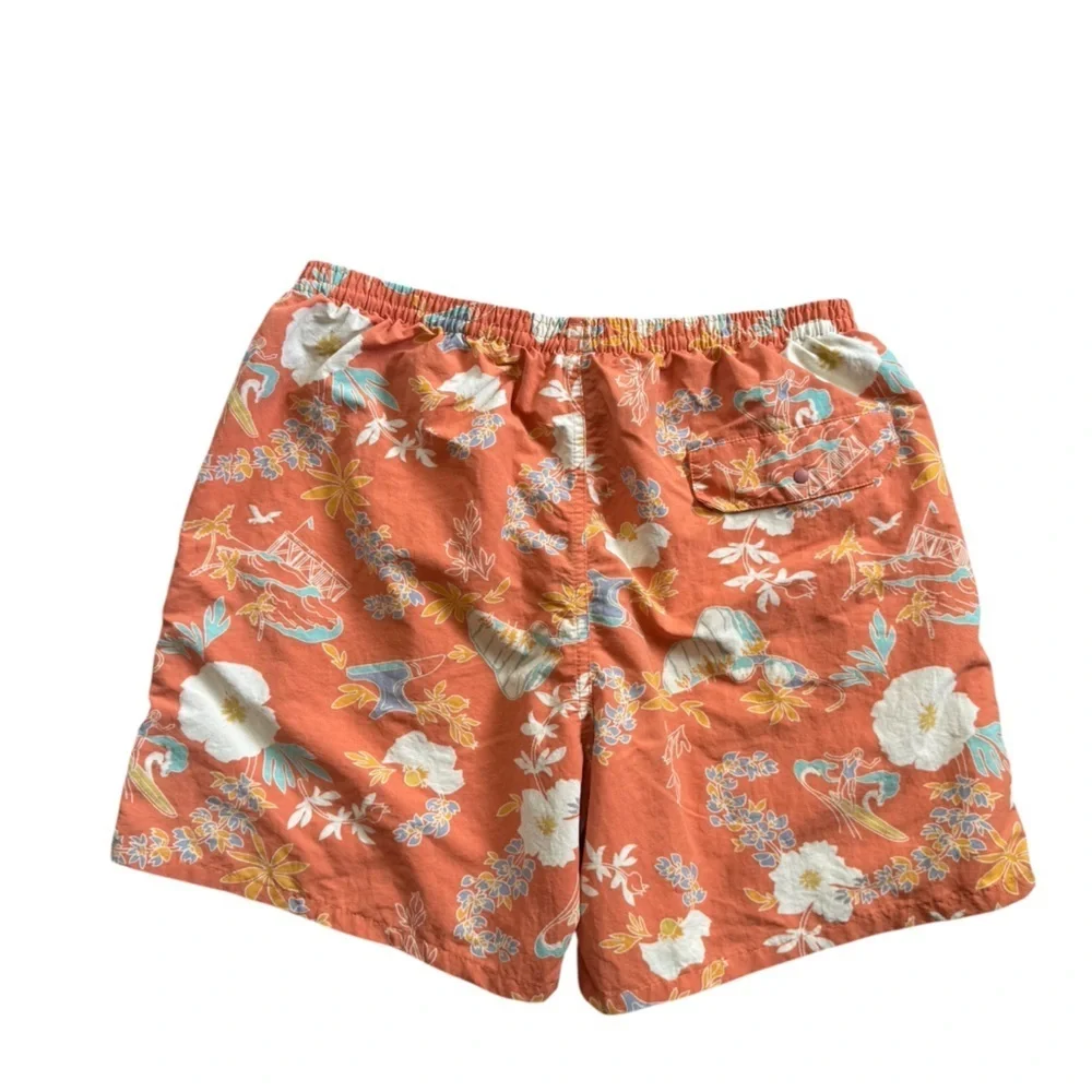 Patagonia Tropical Surf Orange Men’s Volleyball Swim Trunks 5